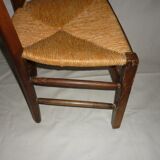 Mulched low chair with high back