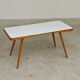 White opaxit coffee table by Jiri Jiroutek for Cesky Nabytek 1960