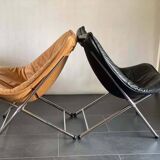 Pair of Molinari Easy Chairs by Teun van Zanten