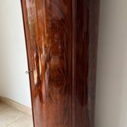 Somno “Column” or Cylindrical Cabinet, in flamed mahogany, Copenhagen, 1830-1840