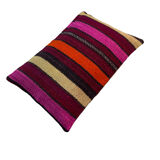 Housse de coussin en kilim turc vintage, 30 x 50 cm