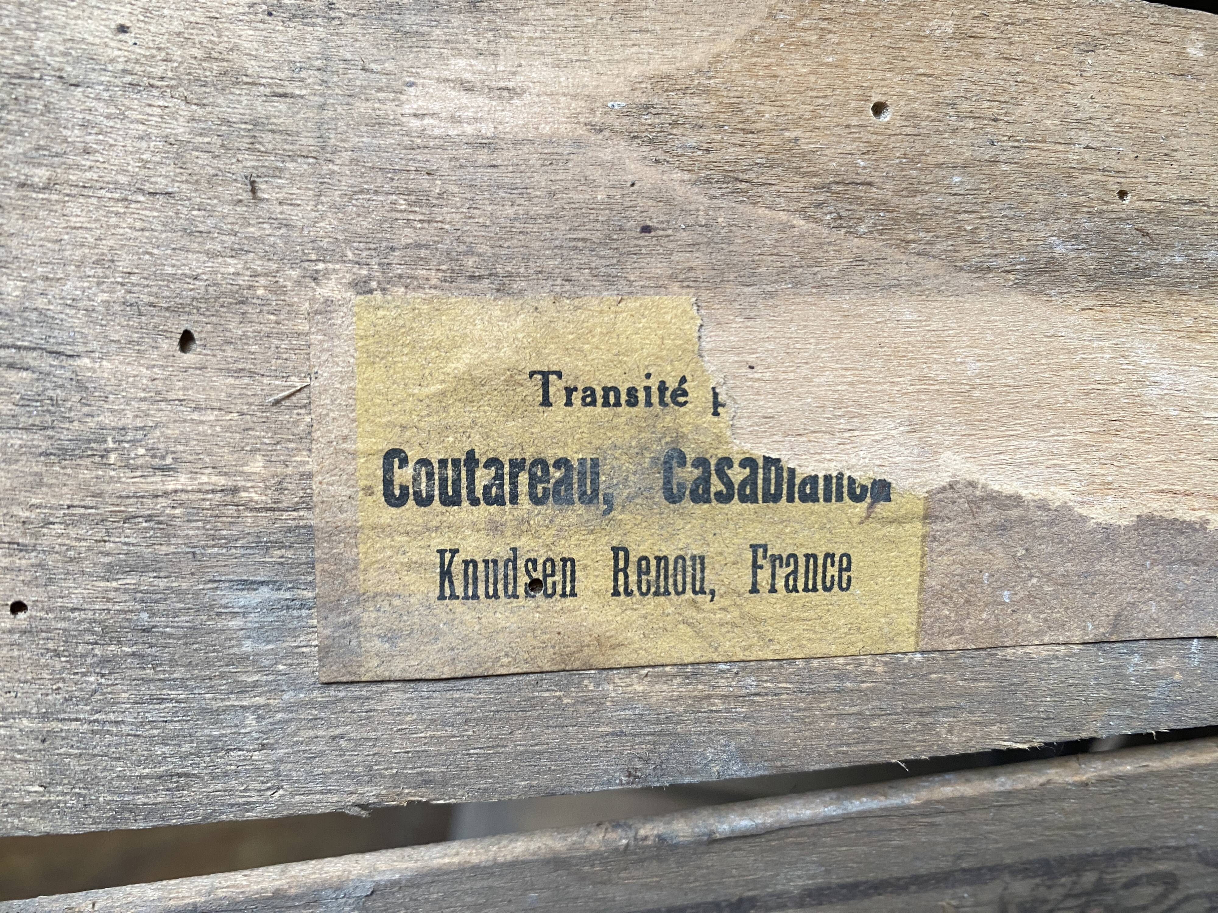 Crate cageot wooden slats morocco casablanca