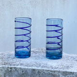 Two blown glasses