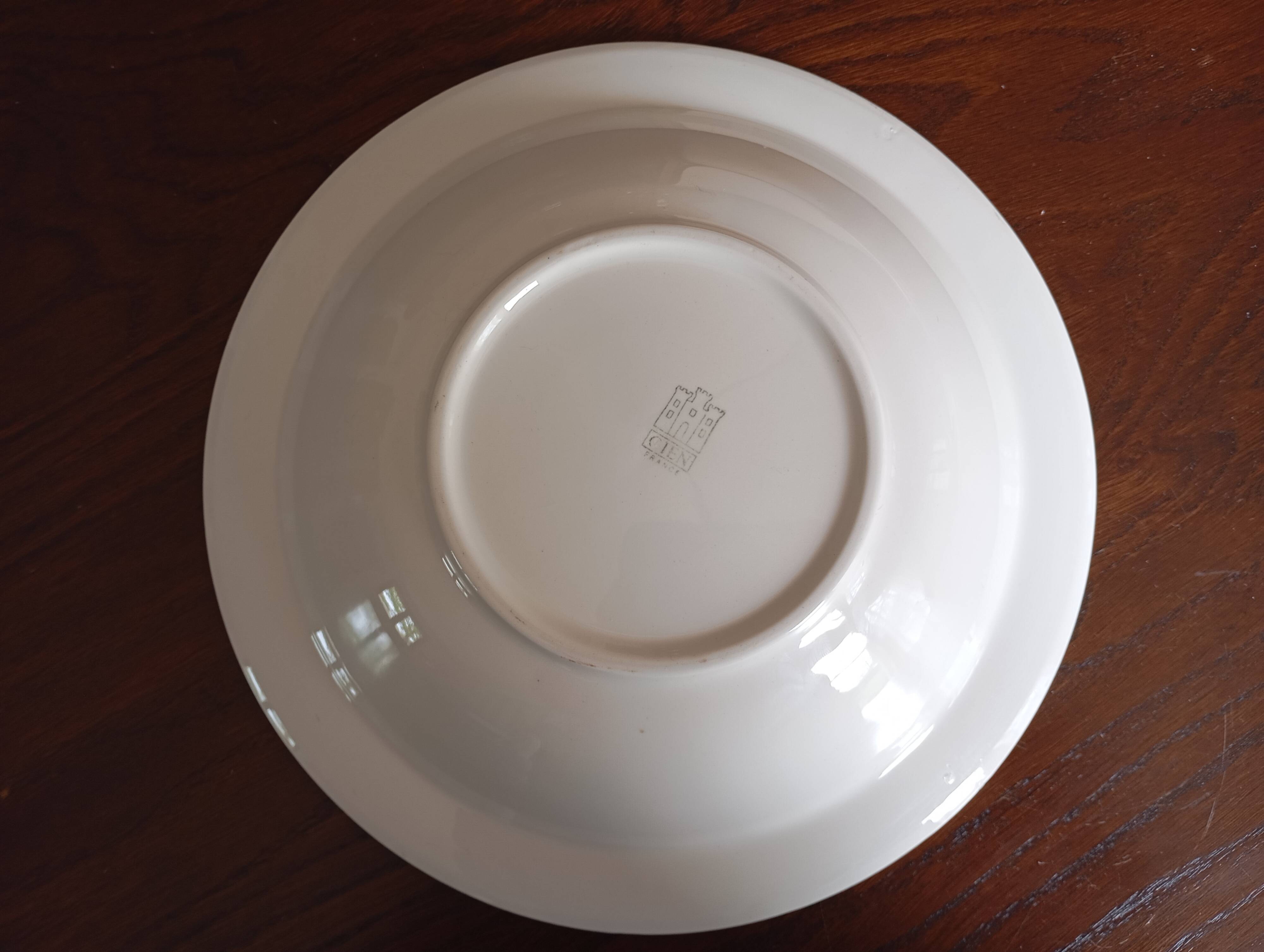 Gien "Bamboo" serving dishes