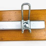 Porte-manteaux industriel vintage bois et métal