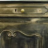Sideboard in patinated solid oak