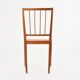 Two elegant Werkstätte Hagenauer M006 chairs by Julius Jirasek, Austria, 1930.