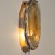 Oval wall light in glass, brass and aluminum No.11