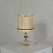 Lampe ancienne en crystal et laiton