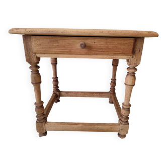 Wooden bedside table