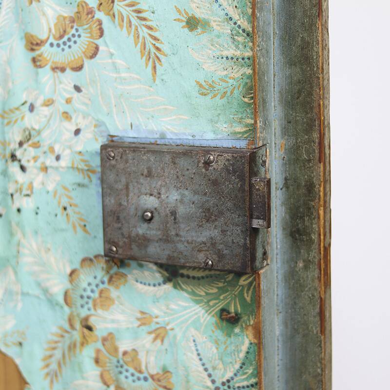 Painted Folk Art Bridal Cupboard