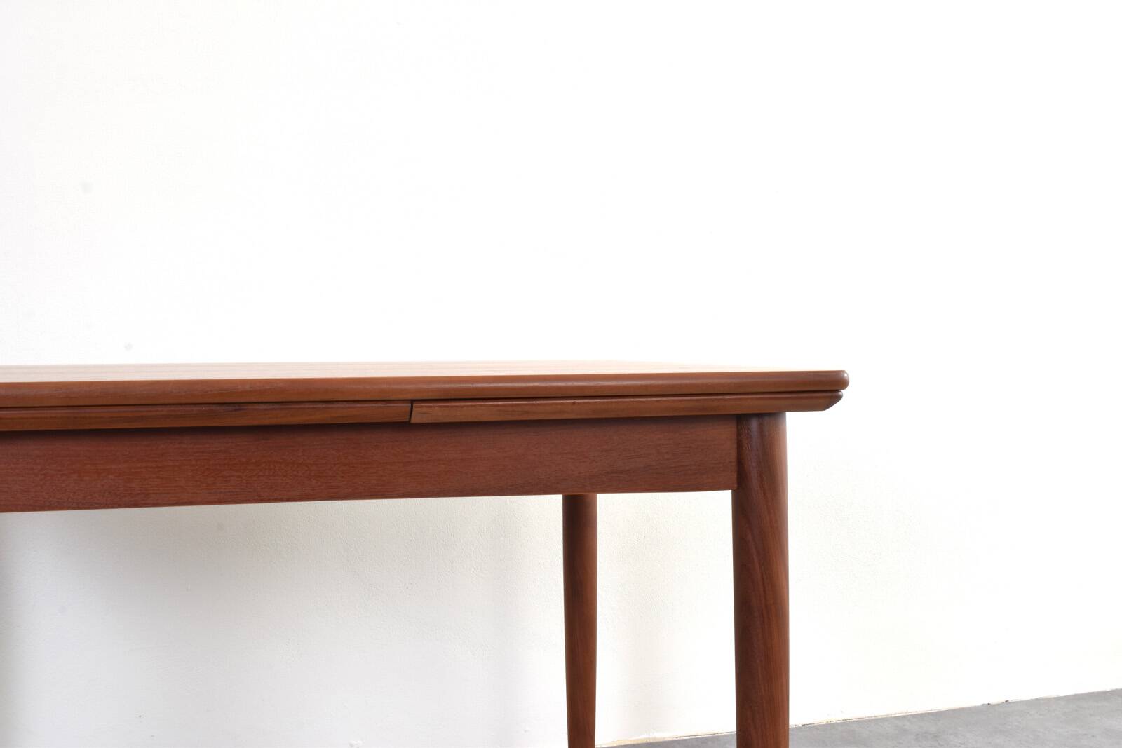 Mid-Century Danish Teak Extendable Dining Table, 1960s.