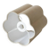 Flora "classic" plain flower-shaped lampshade