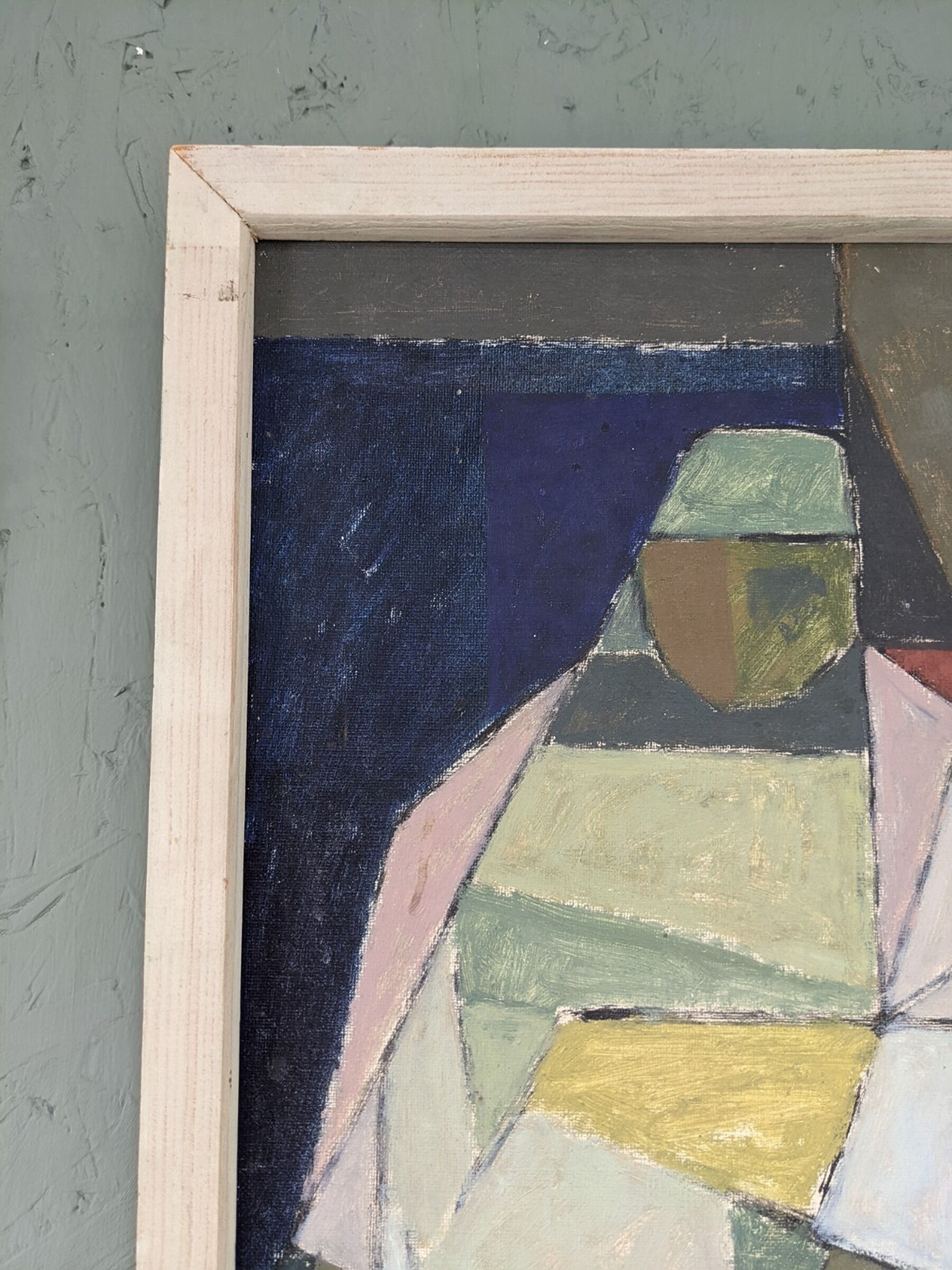 Mid-century swedish oil painting