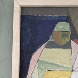 Mid-century swedish oil painting