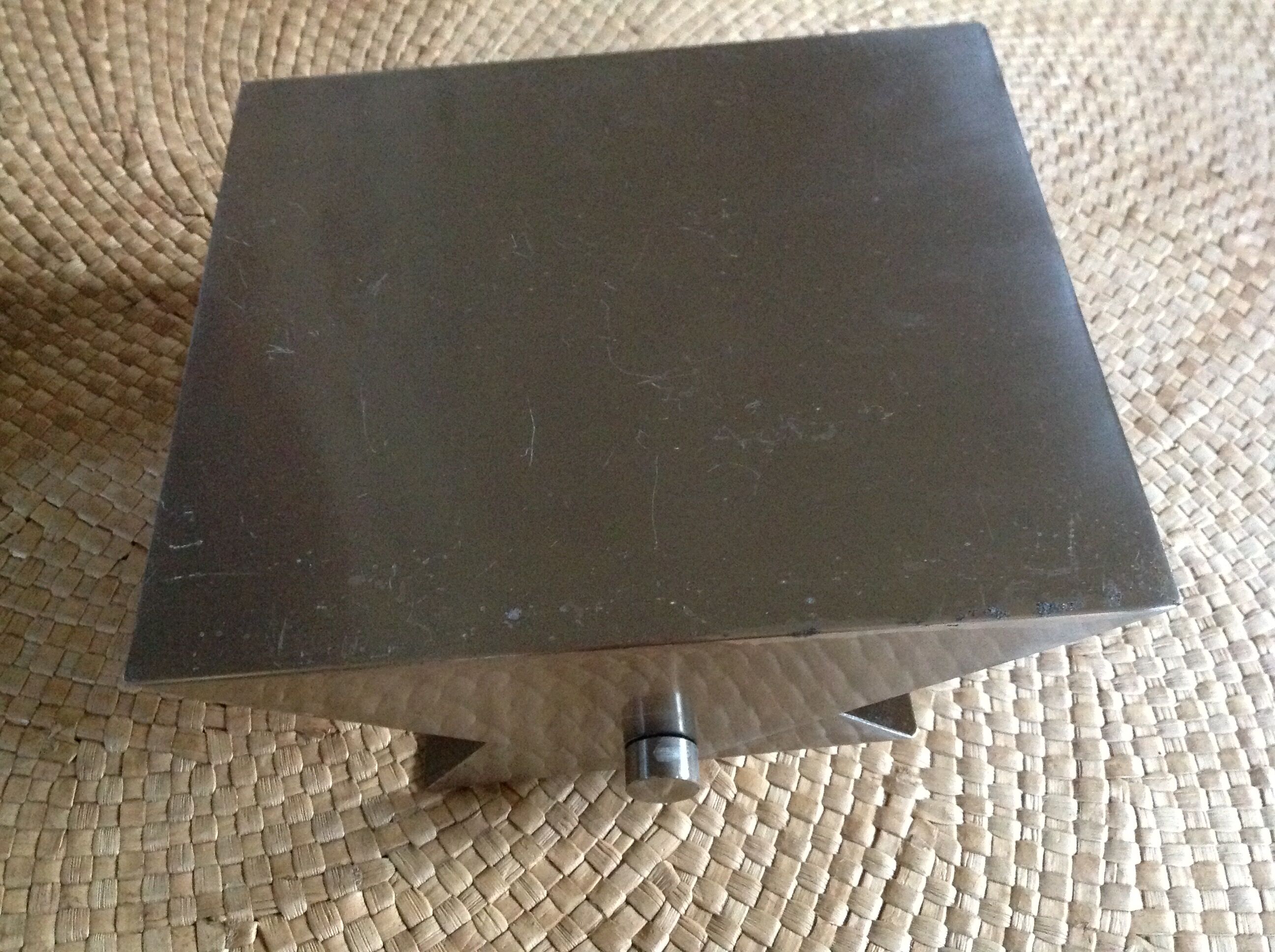 Pair of metal wall light