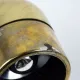 Pair of Vintage Gold-Toned Tube-Style Wall Spotlights With Patina