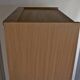 Parisian wardrobe in natural blond mahogany from the 1960s