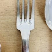 Ercuis cutlery set model Cambodia silver-plated metal
