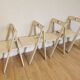 Set of 4 Vintage Trieste Folding Chairs by Aldo Jacober, 1970s