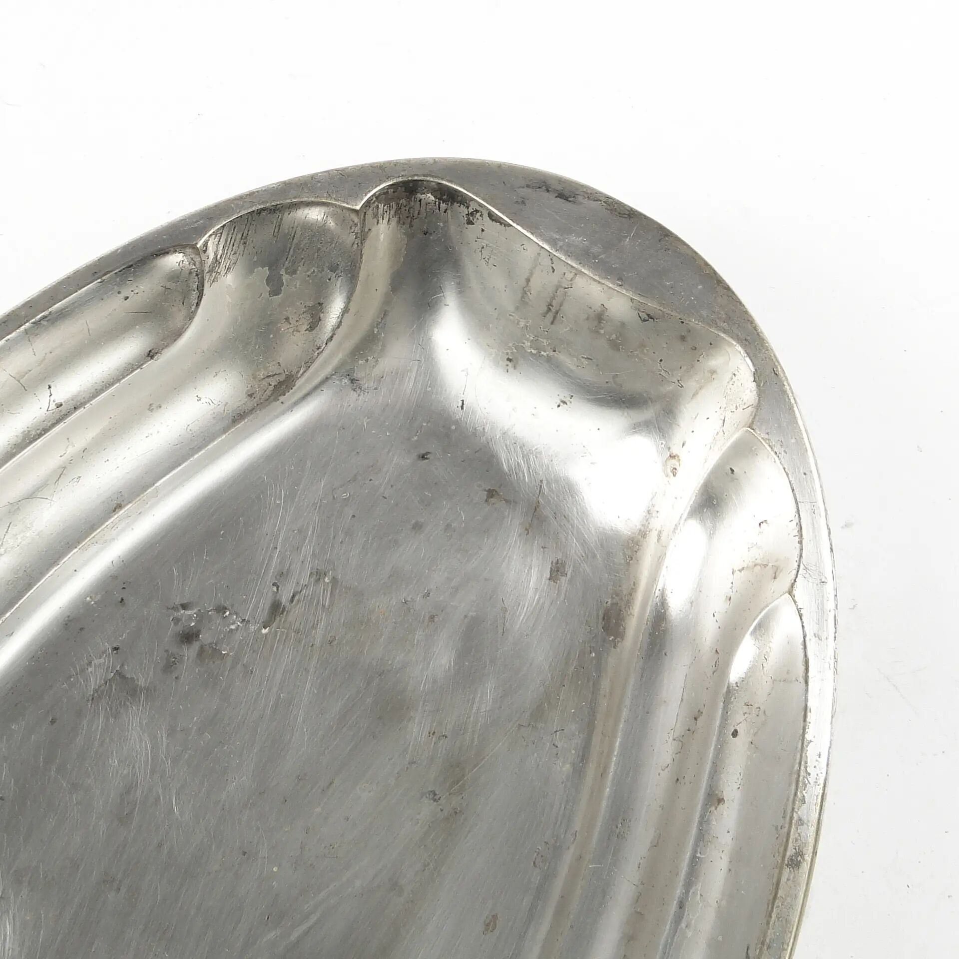 Art Deco platter, silver-plated brass, WMF, Germany, 1930s