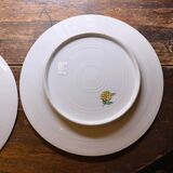 Deux assiettes asiatiques formant ensemble