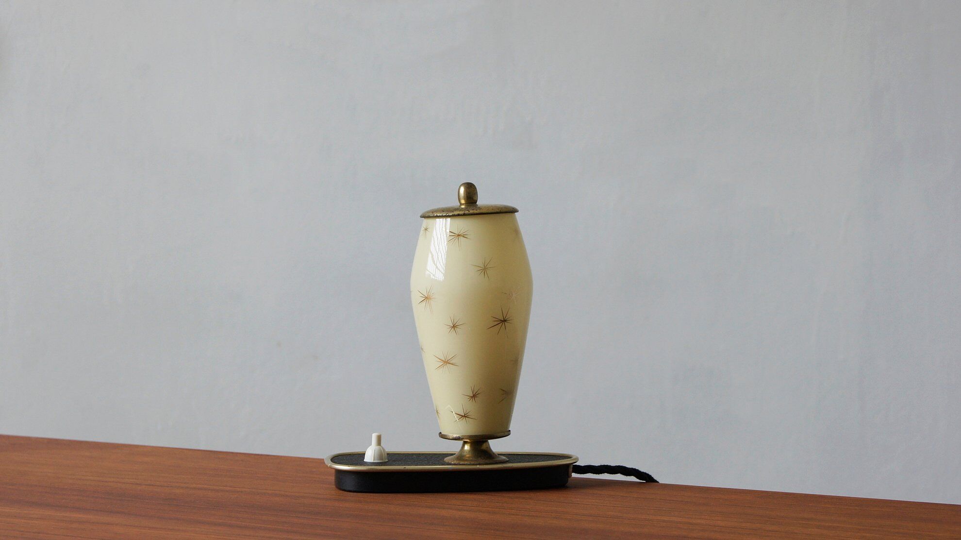 Mid-Century Rockabilly Table Lamp, 1940s