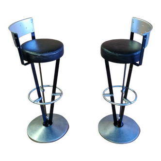 Post modern design bar stools, Italy 1980s