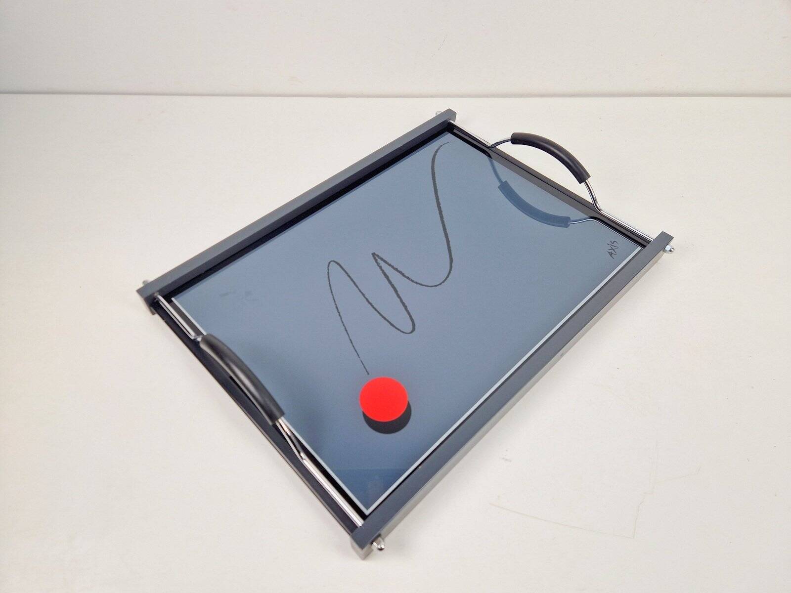 Vintage Postmodern Abstract Tray from Axis, Paris, 1980s