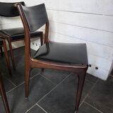6 vintage rosewood chairs from the 60s