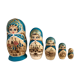 5 vintage Matriochka Russian dolls