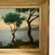 Antique oil painting from the first half of the 20th century
