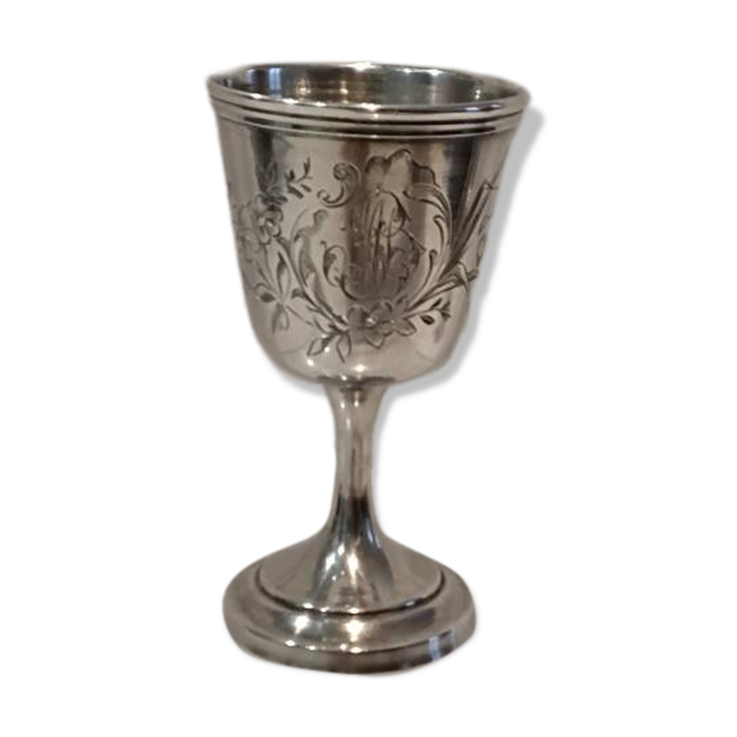 Coquetier argent 950 Minerve style art nouveau grave MB ?