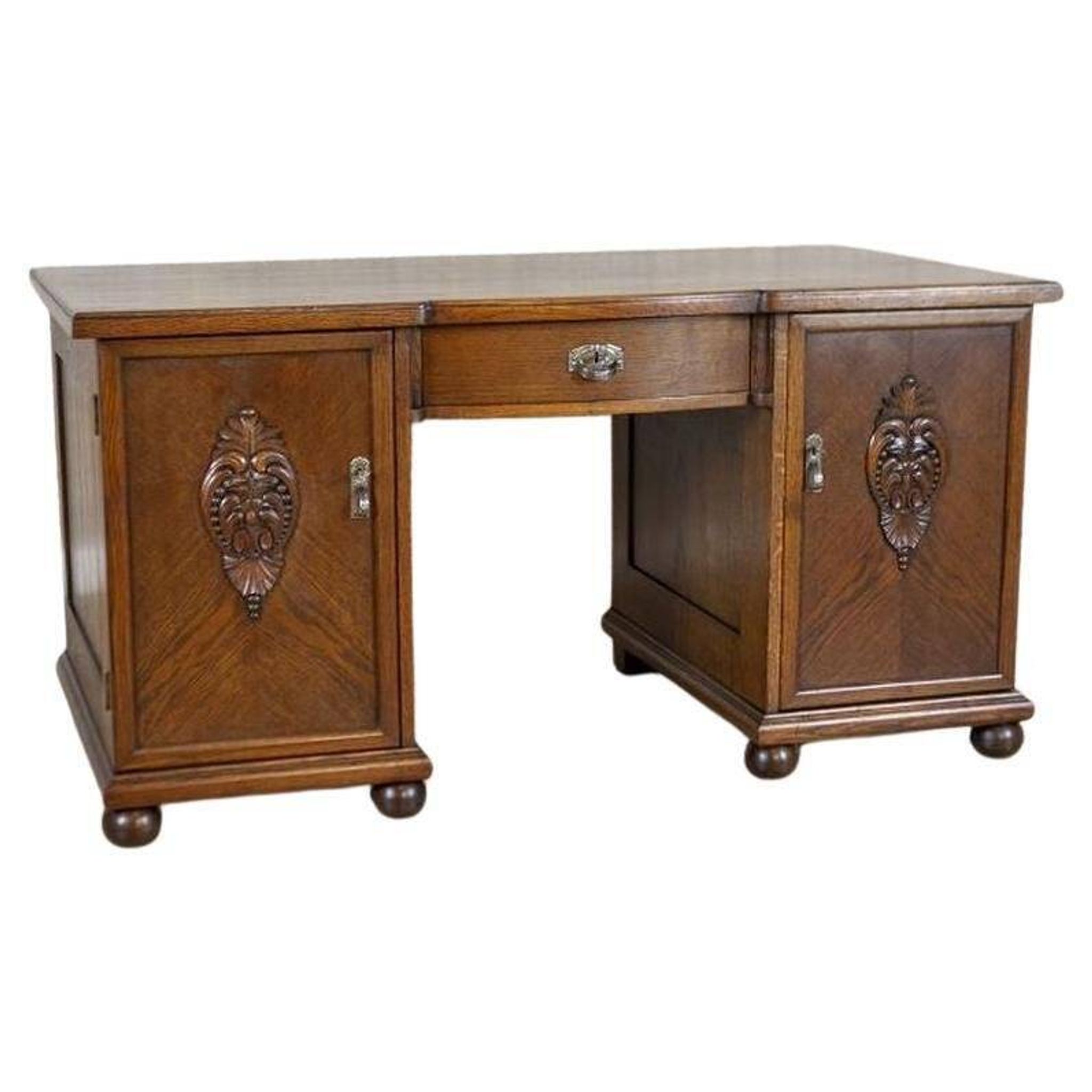 Bureau exécutif en chêne, années 1930