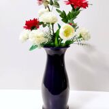 Blue Lacquered Ceramic Vase by Lavenia Ascribable to Guido Andlovitz, Italy