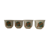 Multicolored floral cups
