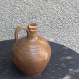 Carafe, Cruche, gargoulette en gres vernissé, made in france, vintage