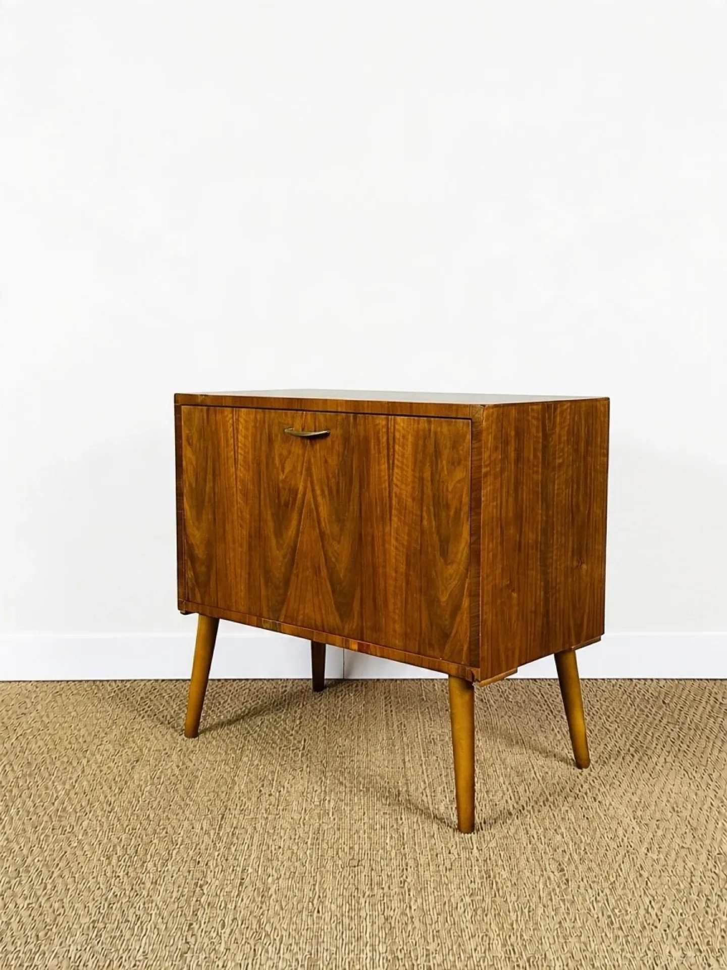 1960s walnut vintage sideboard
