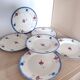 6 dessert plates Mary-Lou Digoin Sarreguemines