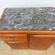 Mado buffet, marble top and asymmetrical doors.