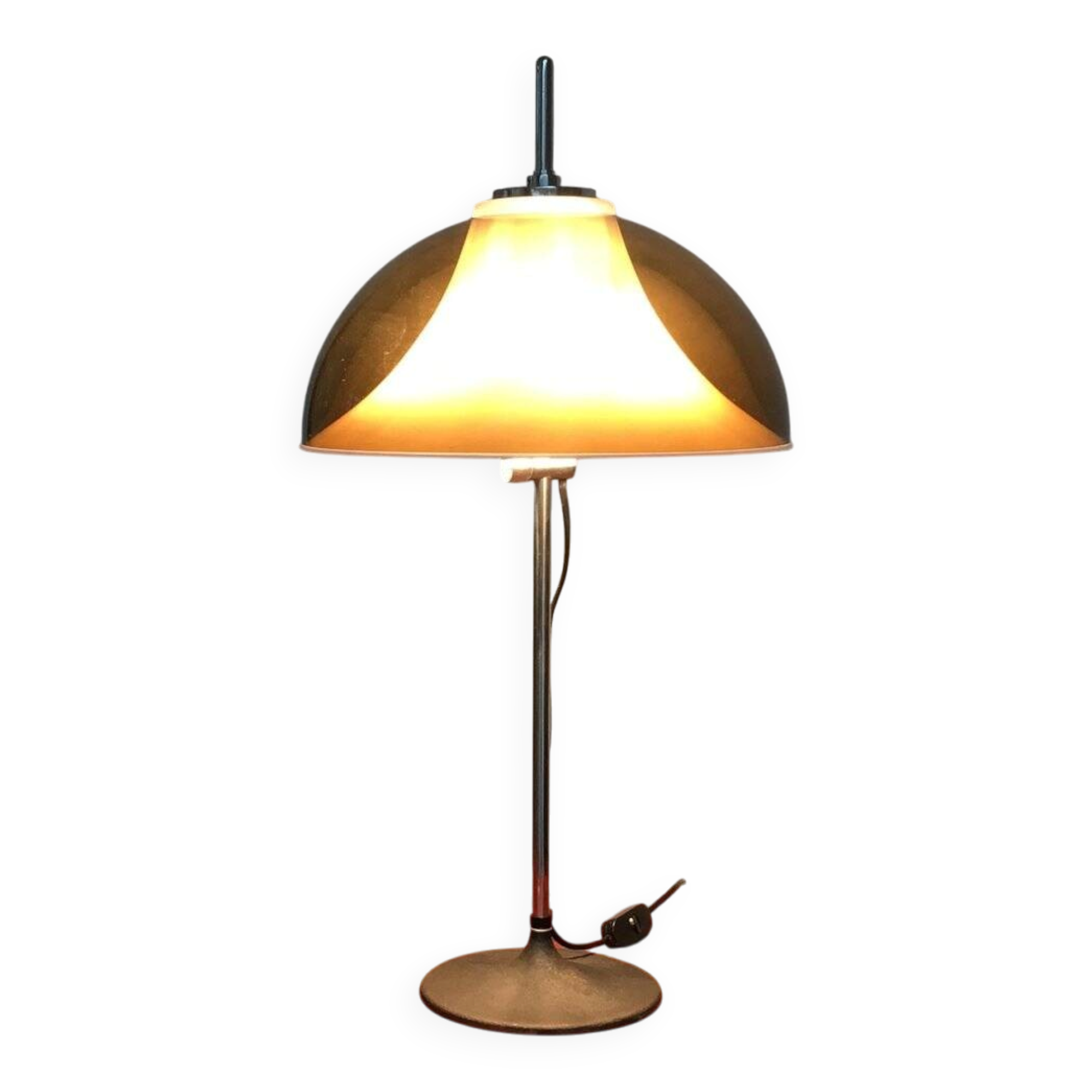 Floor lamp in metal and plastic by Gino Sarfatti for Gepo, 1970s.