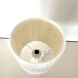 Alabaster and wool lamp