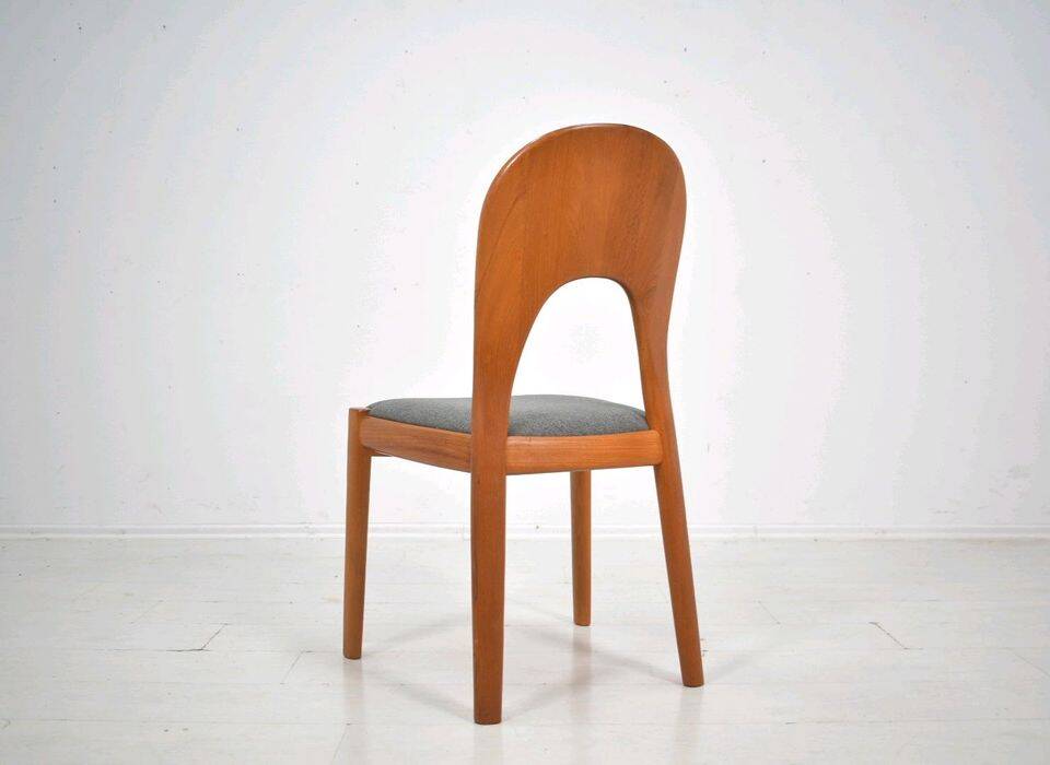 Ensemble 6 chaises danoises de Niels Koefoed