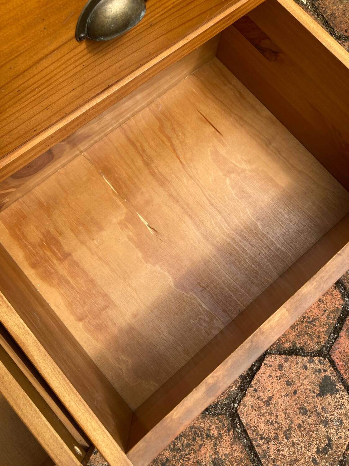 Old trade cabinet with drawers