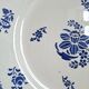 Mismatched antique flat plates accompanied by dishes.