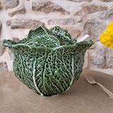 Soup tureen with slushie cabbage