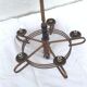 Bronze chandelier 5 lights 1950/1960