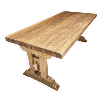 Table de monastère en bois