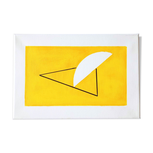 Peinture minimaliste abstrait