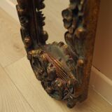 Mirror in a wooden frame, Italian design, 1960s, production: Italy